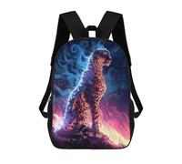 sinyumoney Sac À Dos Imprimé En 3D Pour Enfants Fire And Ghost Sac D'école Léger Et Tendance Pour Les Voyages Et Les Études 17inch