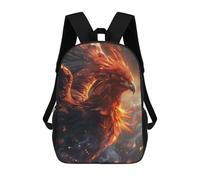 sinyumoney Sac À Dos Imprimé En 3D Pour Enfants Fire Phoenix Sacs À Dos De Jour, Cartable, Sac À Dos Tendance, Sacs À Dos Décontractés Pour Écoliers Et Écolières 17inch