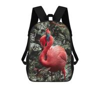 sinyumoney Sac À Dos Imprimé En 3D Pour Enfants Flamingo Flair Sac D'école Léger Et Tendance Pour Les Voyages Et Les Études 17inch