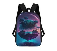 sinyumoney Sac À Dos Imprimé En 3D Pour Enfants Floating Fantasy Islands Sac À Dos Scolaire Grande Capacité Pour Les Voyages, Idéal Pour Les Garçons Du Primaire Et Du Collège 17inch