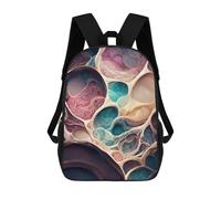 sinyumoney Sac À Dos Imprimé En 3D Pour Enfants Fluid Abstract II Sac D'école Léger Et Tendance Pour Les Voyages Et Les Études 17inch