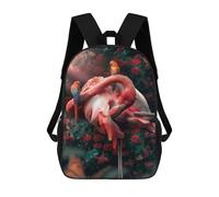 sinyumoney Sac À Dos Imprimé En 3D Pour Enfants Funky Flamingo, Sac À Dos Tendance Pour L'école, Les Voyages Et Les Loisirs, Grand Sac À Dos Pour Garçons Et Filles 17inch