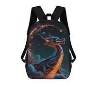 sinyumoney Sac À Dos Imprimé En 3D Pour Enfants Galactic Guardian Dragon Sac À Dos Scolaire Pour Garçons Et Filles, Sac D'école Primaire, Sac À Livres Pour Adolescents 17inch