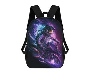 sinyumoney Sac À Dos Imprimé En 3D Pour Enfants Galactic Motorcycle Adventure -2, Sac À Dos Tendance Pour L'école, Les Voyages Et Les Loisirs 17inch, Grand Sac À Dos De Jour Pour Garçons Et Filles