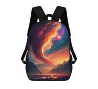 sinyumoney Sac À Dos Imprimé En 3D Pour Enfants Galactic Symphony Fire Meets Ice, Sac À Dos Tendance Pour L'école, Les Voyages Et Les Loisirs, Grand Sac À Dos Pour Garçons Et Filles 17inch
