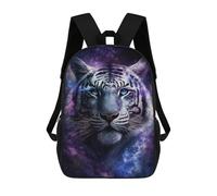 sinyumoney Sac À Dos Imprimé En 3D Pour Enfants Galactic Tiger Portrait-16, Sac À Dos Tendance Pour L'école, Les Voyages Et Les Loisirs 17inch, Grand Sac À Dos De Jour Pour Garçons Et Filles