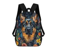 sinyumoney Sac À Dos Imprimé En 3D Pour Enfants German Shepherd, Sac À Dos Tendance Pour L'école, Les Voyages Et Les Loisirs, Grand Sac À Dos Pour Garçons Et Filles 17inch