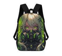 sinyumoney Sac À Dos Imprimé En 3D Pour Enfants Girl Neon Green Sacs À Dos De Jour, Cartable, Sac À Dos Tendance, Sacs À Dos Décontractés Pour Écoliers Et Écolières 17inch