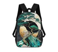 sinyumoney Sac À Dos Imprimé En 3D Pour Enfants Golden Bonsai Tree Summit, Sac À Dos Tendance Pour L'école, Les Voyages Et Les Loisirs, Grand Sac À Dos Pour Garçons Et Filles 17inch