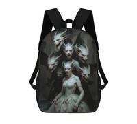 sinyumoney Sac À Dos Imprimé En 3D Pour Enfants Haunted Mansion Sac D'école Léger Et Tendance Pour Les Voyages Et Les Études 17inch