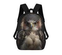 sinyumoney Sac À Dos Imprimé En 3D Pour Enfants Hawk Looking At The Camera Sac À Dos Scolaire Grande Capacité Pour Les Voyages, Idéal Pour Les Garçons Du Primaire Et Du Collège 17inch