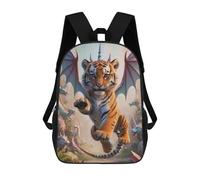 sinyumoney Sac À Dos Imprimé En 3D Pour Enfants Hybrid Tiger Cub Dragon With Wings Sac À Dos Scolaire Grande Capacité Pour Les Voyages, Idéal Pour Les Garçons Du Primaire Et Du Collège 17inch