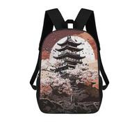 sinyumoney Sac À Dos Imprimé En 3D Pour Enfants Japan Art Style Sac À Dos Scolaire Grande Capacité Pour Les Voyages, Idéal Pour Les Garçons Du Primaire Et Du Collège 17inch