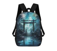 sinyumoney Sac À Dos Imprimé En 3D Pour Enfants Japanese Fantasy Gate, Sac À Dos Tendance Pour L'école, Les Voyages Et Les Loisirs, Grand Sac À Dos Pour Garçons Et Filles 17inch