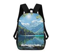 sinyumoney Sac À Dos Imprimé En 3D Pour Enfants Jiuzhaigou Valley National Park, China, Sac À Dos Tendance Pour L'école, Les Voyages Et Les Loisirs, Grand Sac À Dos Pour Garçons Et Filles 17inch