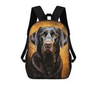 sinyumoney Sac À Dos Imprimé En 3D Pour Enfants Labrador Retriever Sac D'école Léger Et Tendance Pour Les Voyages Et Les Études 17inch