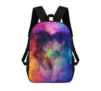 sinyumoney Sac À Dos Imprimé En 3D Pour Enfants LGBTQ Pride Anime Couple Embrace Sac D'école Léger Et Tendance Pour Les Voyages Et Les Études 17inch