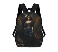 sinyumoney Sac À Dos Imprimé En 3D Pour Enfants Lilith’s Midnight Majesty Sac D'école Léger Et Tendance Pour Les Voyages Et Les Études 17inch