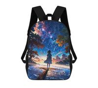 sinyumoney Sac À Dos Imprimé En 3D Pour Enfants Lost in The Landscape Sac À Dos Scolaire Pour Garçons Et Filles, Sac D'école Primaire, Sac À Livres Pour Adolescents 17inch