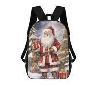 sinyumoney Sac À Dos Imprimé En 3D Pour Enfants Loving Santa Claus Xmas, Sac À Dos Tendance Pour L'école, Les Voyages Et Les Loisirs, Grand Sac À Dos Pour Garçons Et Filles 17inch