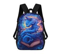 sinyumoney Sac À Dos Imprimé En 3D Pour Enfants Magical Cat, Sac À Dos Tendance Pour L'école, Les Voyages Et Les Loisirs, Grand Sac À Dos Pour Garçons Et Filles 17inch