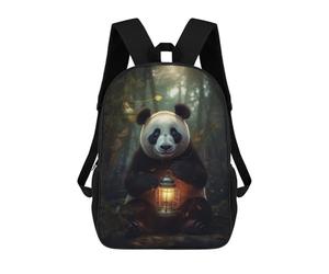sinyumoney Sac À Dos Imprimé En 3D Pour Enfants Magical Panda Glowing Lamp Sac À Dos Scolaire Pour Garçons Et Filles, Sac D'école Primaire, Sac À Livres Pour Adolescents 17inch