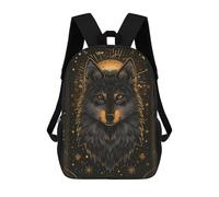 sinyumoney Sac À Dos Imprimé En 3D Pour Enfants Majestic Wolf Sac À Dos Scolaire Grande Capacité Pour Les Voyages, Idéal Pour Les Garçons Du Primaire Et Du Collège 17inch