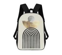 sinyumoney Sac À Dos Imprimé En 3D Pour Enfants Metal And Gold Art 7, Sac À Dos Tendance Pour L'école, Les Voyages Et Les Loisirs, Grand Sac À Dos Pour Garçons Et Filles 17inch