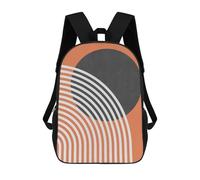 sinyumoney Sac À Dos Imprimé En 3D Pour Enfants Minimalist Figures 04 Sac À Dos Scolaire Pour Garçons Et Filles, Sac D'école Primaire, Sac À Livres Pour Adolescents 17inch