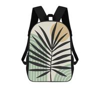 sinyumoney Sac À Dos Imprimé En 3D Pour Enfants Minimalist Floral 37 Sac À Dos Scolaire Grande Capacité Pour Les Voyages, Idéal Pour Les Garçons Du Primaire Et Du Collège 17inch
