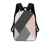 sinyumoney Sac À Dos Imprimé En 3D Pour Enfants Modern Textures Sac D'école Léger Et Tendance Pour Les Voyages Et Les Études 17inch