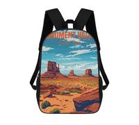 sinyumoney Sac À Dos Imprimé En 3D Pour Enfants Monument Valley Tribal Park Sacs À Dos De Jour, Cartable, Sac À Dos Tendance, Sacs À Dos Décontractés Pour Écoliers Et Écolières 17inch