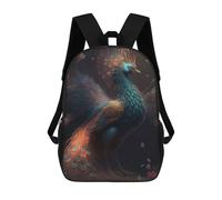 sinyumoney Sac À Dos Imprimé En 3D Pour Enfants Mystic Feathered Beast Sac D'école Léger Et Tendance Pour Les Voyages Et Les Études 17inch