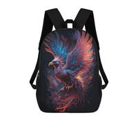 sinyumoney Sac À Dos Imprimé En 3D Pour Enfants Mystical Phoenix Sac D'école Léger Et Tendance Pour Les Voyages Et Les Études 17inch