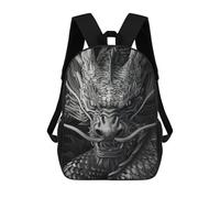 sinyumoney Sac À Dos Imprimé En 3D Pour Enfants Obsidian Chinese Dragon Sac À Dos Scolaire Grande Capacité Pour Les Voyages, Idéal Pour Les Garçons Du Primaire Et Du Collège 17inch