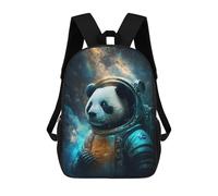 sinyumoney Sac À Dos Imprimé En 3D Pour Enfants Panda Astronaut in Space Suit, Sac À Dos Tendance Pour L'école, Les Voyages Et Les Loisirs 17inch, Grand Sac À Dos De Jour Pour Garçons Et Filles