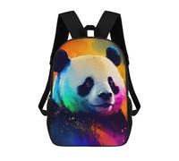 sinyumoney Sac À Dos Imprimé En 3D Pour Enfants Panda Colorful Animal Sacs À Dos De Jour, Cartable, Sac À Dos Tendance, Sacs À Dos Décontractés Pour Écoliers Et Écolières 17inch