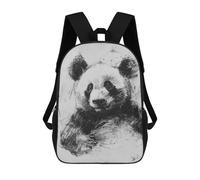 sinyumoney Sac À Dos Imprimé En 3D Pour Enfants Panda In Charcoal, Sac À Dos Tendance Pour L'école, Les Voyages Et Les Loisirs, Grand Sac À Dos Pour Garçons Et Filles 17inch