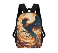 sinyumoney Sac À Dos Imprimé En 3D Pour Enfants Phoenix Rising Firebird Artwork, Sac À Dos Tendance Pour L'école, Les Voyages Et Les Loisirs 17inch, Grand Sac À Dos De Jour Pour Garçons Et Filles