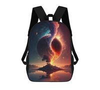 sinyumoney Sac À Dos Imprimé En 3D Pour Enfants Planetary Convergence A Cosmic Dance, Sac À Dos Tendance Pour L'école, Les Voyages Et Les Loisirs, Grand Sac À Dos Pour Garçons Et Filles 17inch