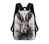 sinyumoney Sac À Dos Imprimé En 3D Pour Enfants Rabbit Beauty Inked Bunny, Sac À Dos Tendance Pour L'école, Les Voyages Et Les Loisirs, Grand Sac À Dos Pour Garçons Et Filles 17inch