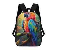 sinyumoney Sac À Dos Imprimé En 3D Pour Enfants Rainbow Macaw in Amazon Rainforest, Sac À Dos Tendance Pour L'école, Les Voyages Et Les Loisirs 17inch, Grand Sac À Dos De Jour Pour Garçons Et Filles