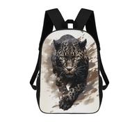 sinyumoney Sac À Dos Imprimé En 3D Pour Enfants Running Dark Leopard Sac D'école Léger Et Tendance Pour Les Voyages Et Les Études 17inch