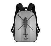 sinyumoney Sac À Dos Imprimé En 3D Pour Enfants Sikorsky SH60 Seahawk Sac D'école Léger Et Tendance Pour Les Voyages Et Les Études 17inch