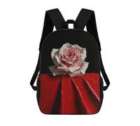 sinyumoney Sac À Dos Imprimé En 3D Pour Enfants Single Pink Rose, Sac À Dos Tendance Pour L'école, Les Voyages Et Les Loisirs, Grand Sac À Dos Pour Garçons Et Filles 17inch