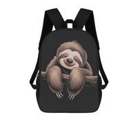 sinyumoney Sac À Dos Imprimé En 3D Pour Enfants Sleeping Cute Sloth Illustration Sac À Dos Scolaire Grande Capacité Pour Les Voyages, Idéal Pour Les Garçons Du Primaire Et Du Collège 17inch