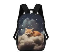 sinyumoney Sac À Dos Imprimé En 3D Pour Enfants Sleeping Red Fox, Sac À Dos Tendance Pour L'école, Les Voyages Et Les Loisirs, Grand Sac À Dos Pour Garçons Et Filles 17inch