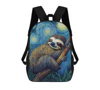 sinyumoney Sac À Dos Imprimé En 3D Pour Enfants Sloth in Starry Night Sacs À Dos De Jour, Cartable, Sac À Dos Tendance, Sacs À Dos Décontractés Pour Écoliers Et Écolières 17inch