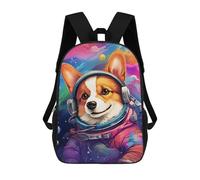 sinyumoney Sac À Dos Imprimé En 3D Pour Enfants Space Dog Astronaut Art Print-5, Sac À Dos Tendance Pour L'école, Les Voyages Et Les Loisirs 17inch, Grand Sac À Dos De Jour Pour Garçons Et Filles