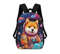 sinyumoney Sac À Dos Imprimé En 3D Pour Enfants Space Dog Explorer-168, Sac À Dos Tendance Pour L'école, Les Voyages Et Les Loisirs 17inch, Grand Sac À Dos De Jour Pour Garçons Et Filles